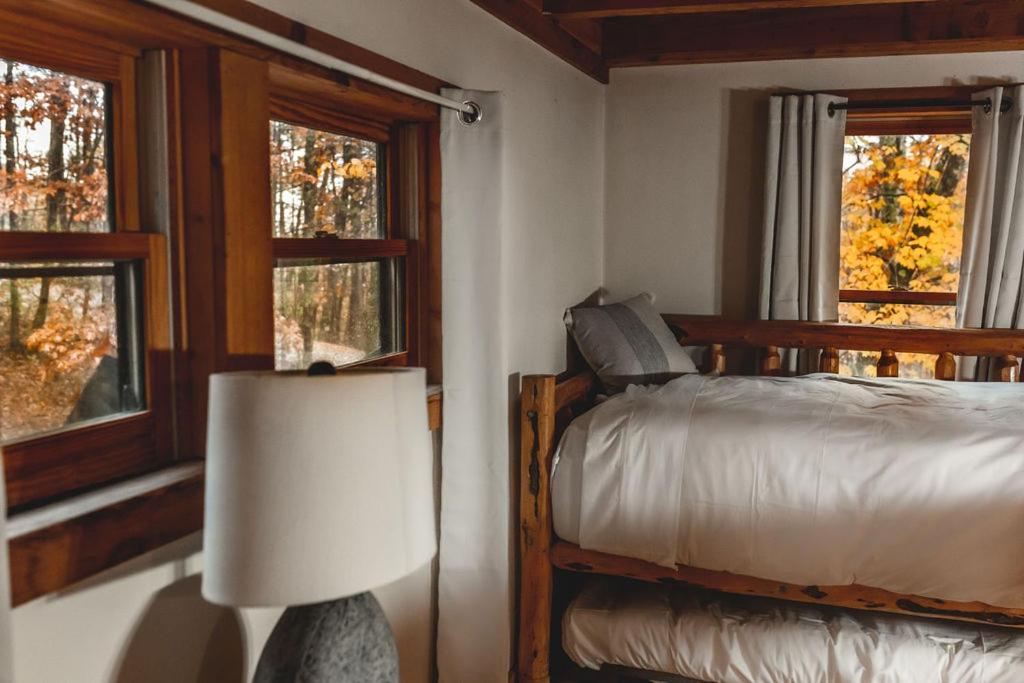 36 North Deer Run Cabin Purlear Buitenkant foto